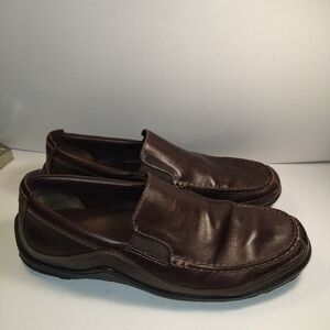Cole Haan Tucker Venetian Brown Leather Slip On Loafers Men's sz 11M
